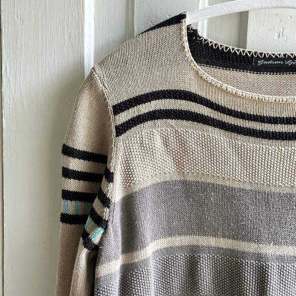 Gudrun Sjoden Alfrida Striped Sweater Recycled Cotton - Picture 4 of 8